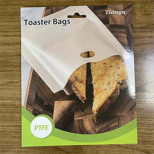 Custom OEM color box packaging for reusable toaster bags with private label branding