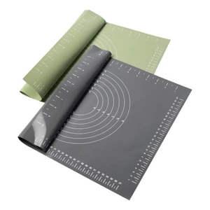 thin solid color silicone baking mat for home baking
