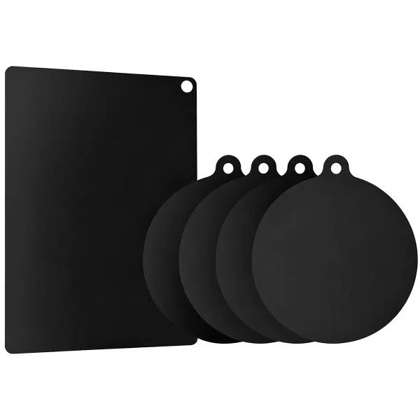 5 piece set double-sided black silicone magnetic cooktop mats for wholesale suppliers.